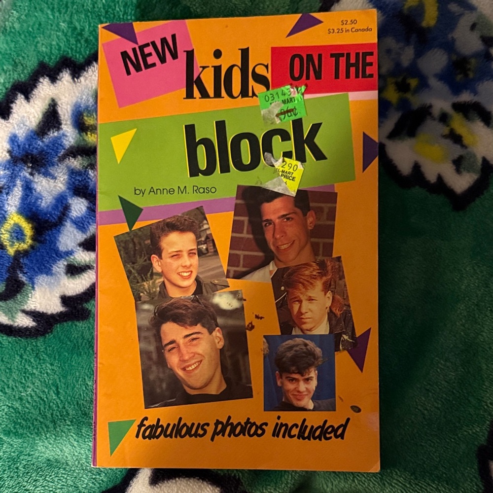 New Kids on the Block Photo Book - Vibrant Orange Cover